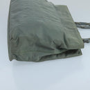 PRADA Tote Bag Nylon Gray Auth mr715-3