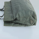 PRADA Tote Bag Nylon Gray Auth mr715-4
