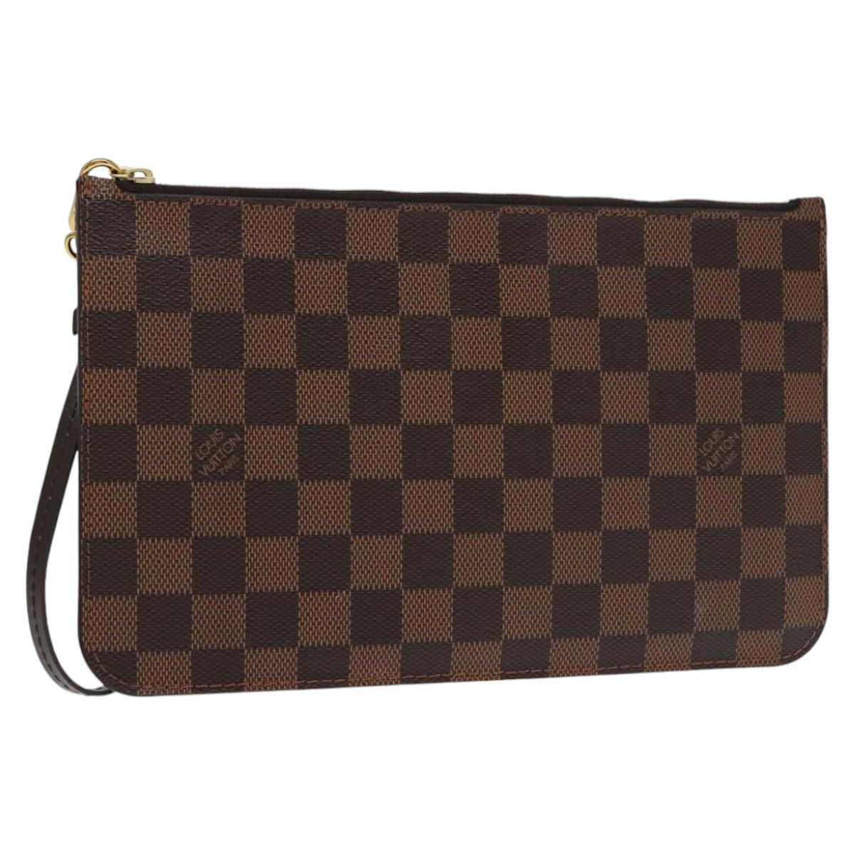 LOUIS VUITTON Damier Ebene Neverfull MM Pouch Accessory Pouch LV Auth mr727