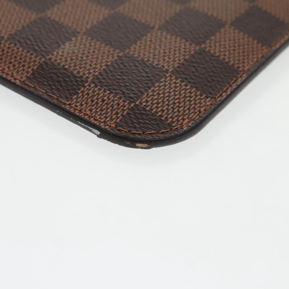 LOUIS VUITTON Damier Ebene Neverfull MM Pouch Accessory Pouch LV Auth mr727