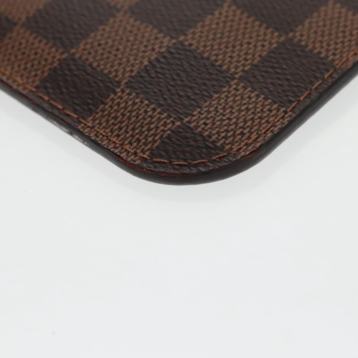 LOUIS VUITTON Damier Ebene Neverfull MM Pouch Accessory Pouch LV Auth mr727