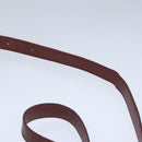 CARTIER Must Line Shoulder Bag Leather Bordeaux Gold Auth mr733-8