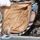 Burberrys Blue Label Shoulder Bag Leather Light Blue Auth mr745-19