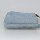 Burberrys Blue Label Shoulder Bag Leather Light Blue Auth mr745-3