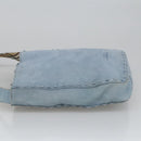 Burberrys Blue Label Shoulder Bag Leather Light Blue Auth mr745-4