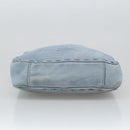 Burberrys Blue Label Shoulder Bag Leather Light Blue Auth mr745-5