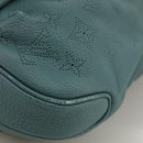 LOUIS VUITTON Mahina Selene MM Shoulder Bag Leather Blue Lagon M93986 Auth mr766-14