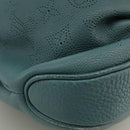 LOUIS VUITTON Mahina Selene MM Shoulder Bag Leather Blue Lagon M93986 Auth mr766-15