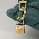 LOUIS VUITTON Mahina Selene MM Shoulder Bag Leather Blue Lagon M93986 Auth mr766-10