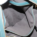 LOUIS VUITTON Mahina Selene MM Shoulder Bag Leather Blue Lagon M93986 Auth mr766-25