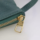 LOUIS VUITTON Mahina Selene MM Shoulder Bag Leather Blue Lagon M93986 Auth mr766-32