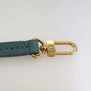 LOUIS VUITTON Mahina Selene MM Shoulder Bag Leather Blue Lagon M93986 Auth mr766-34