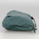 LOUIS VUITTON Mahina Selene MM Shoulder Bag Leather Blue Lagon M93986 Auth mr766-4