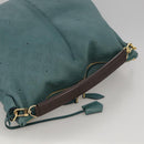 LOUIS VUITTON Mahina Selene MM Shoulder Bag Leather Blue Lagon M93986 Auth mr766-6