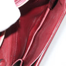 CARTIER Clutch Bag Leather Suede 2Set Bordeaux Auth mr782-17