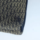 Christian Dior Trotter Canvas Shoulder Bag Navy Auth mr790-11