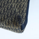 Christian Dior Trotter Canvas Shoulder Bag Navy Auth mr790-13