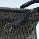 Christian Dior Trotter Canvas Shoulder Bag Navy Auth mr790-17