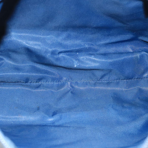 Christian Dior Trotter Canvas Shoulder Bag Navy Auth mr790