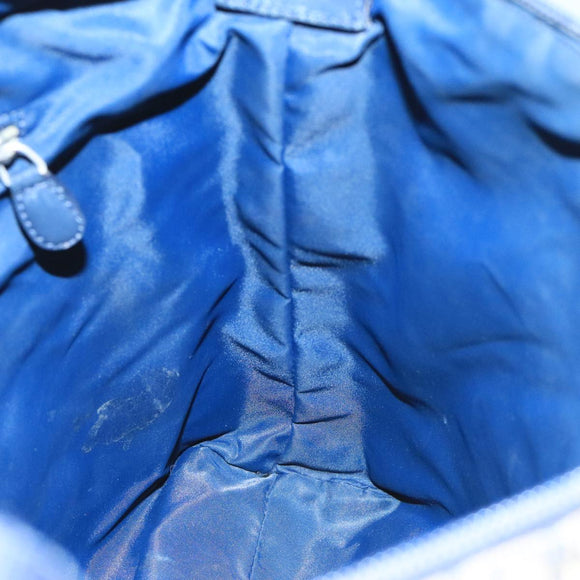 Christian Dior Trotter Canvas Shoulder Bag Navy Auth mr790