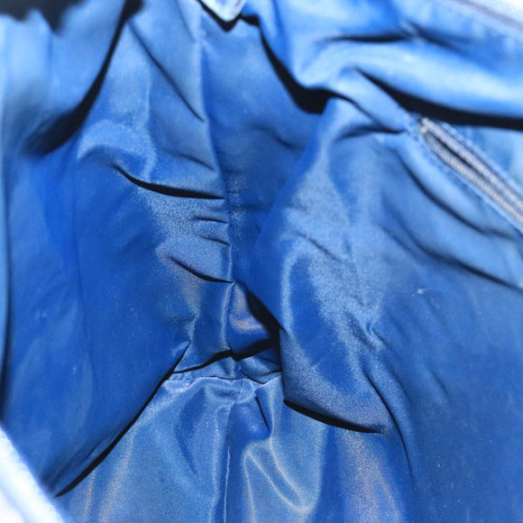 Christian Dior Trotter Canvas Shoulder Bag Navy Auth mr790