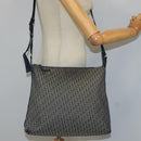 Christian Dior Trotter Canvas Shoulder Bag Navy Auth mr790-22