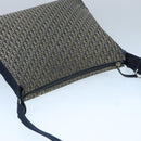 Christian Dior Trotter Canvas Shoulder Bag Navy Auth mr790-6