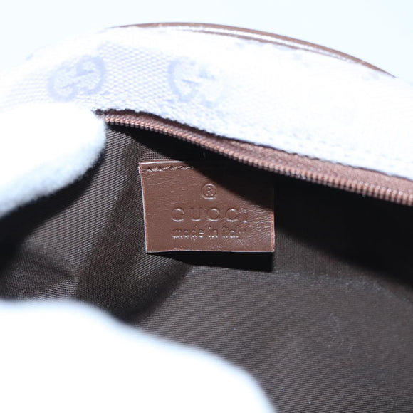 GUCCI GG Canvas Shoulder Bag Purple Gold Auth mr791