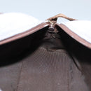 GUCCI GG Canvas Shoulder Bag Purple Gold Auth mr791-18