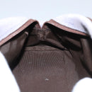 GUCCI GG Canvas Shoulder Bag Purple Gold Auth mr791-19