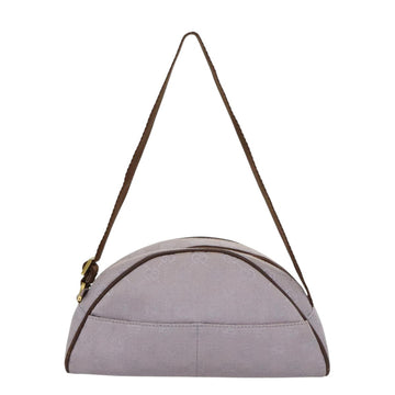 GUCCI GG Canvas Shoulder Bag Purple Gold Auth mr791 - 0