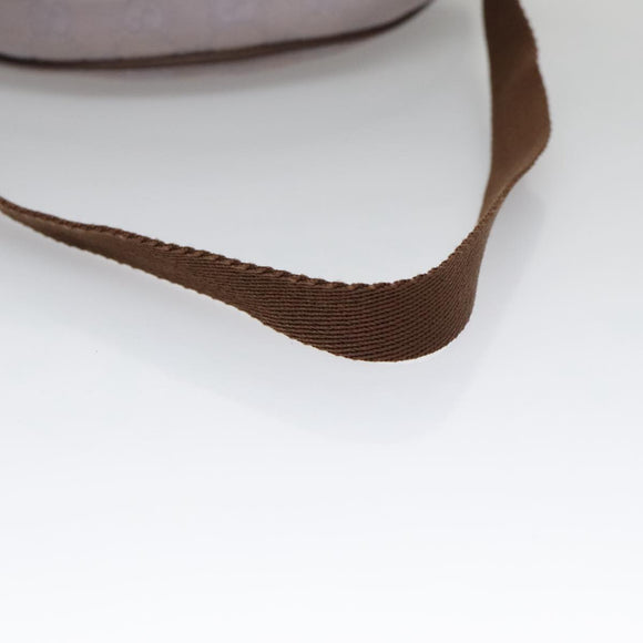 GUCCI GG Canvas Shoulder Bag Purple Gold Auth mr791