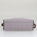 GUCCI GG Canvas Shoulder Bag Purple Gold Auth mr791-9