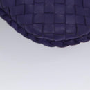 BOTTEGA VENETA Hobo Shoulder Bag Leather Purple Auth mr793M-15