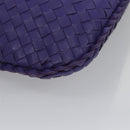 BOTTEGA VENETA Hobo Shoulder Bag Leather Purple Auth mr793M-16