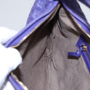 BOTTEGA VENETA Hobo Shoulder Bag Leather Purple Auth mr793M-19