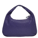 BOTTEGA VENETA Hobo Shoulder Bag Leather Purple Auth mr793M-2