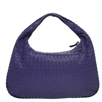BOTTEGA VENETA Hobo Shoulder Bag Leather Purple Auth mr793M - 0