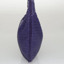 BOTTEGA VENETA Hobo Shoulder Bag Leather Purple Auth mr793M-4