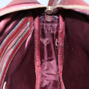 CARTIER Must Line Shoulder Bag Leather Bordeaux Gold Auth mr807-20
