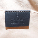 GUCCI Sherry Line Shoulder Bag Suede Red Navy Auth mr825-18