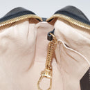 GUCCI Sherry Line Shoulder Bag Suede Red Navy Auth mr825-20