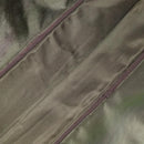 PRADA Boston Bag Nylon 2way Khaki Silver Auth mr830-23