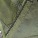 PRADA Boston Bag Nylon 2way Khaki Silver Auth mr830-27