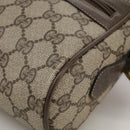 GUCCI Web Sherry Line GG Supreme Shoulder Bag PVC Beige Red Green Auth mr832-12