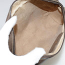 GUCCI Web Sherry Line GG Supreme Shoulder Bag PVC Beige Red Green Auth mr832-18