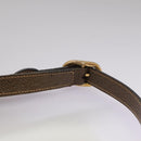 GUCCI Web Sherry Line GG Supreme Shoulder Bag PVC Beige Red Green Auth mr832-9