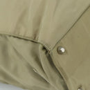 PRADA Tote Bag Nylon Beige Silver Auth mr836-15