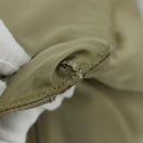 PRADA Tote Bag Nylon Beige Silver Auth mr836-10