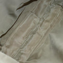 PRADA Tote Bag Nylon Beige Silver Auth mr836-11